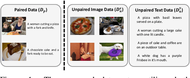 Figure 1 for Image Captioning with Very Scarce Supervised Data: Adversarial Semi-Supervised Learning Approach