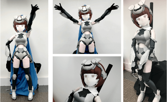 Figure 1 for HATSUKI : An anime character like robot figure platform with anime-style expressions and imitation learning based action generation