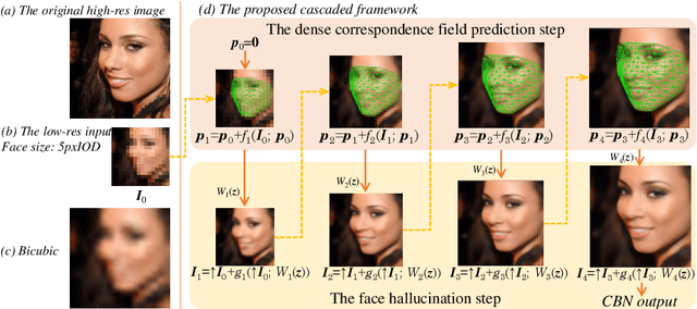Figure 1 for Deep Cascaded Bi-Network for Face Hallucination