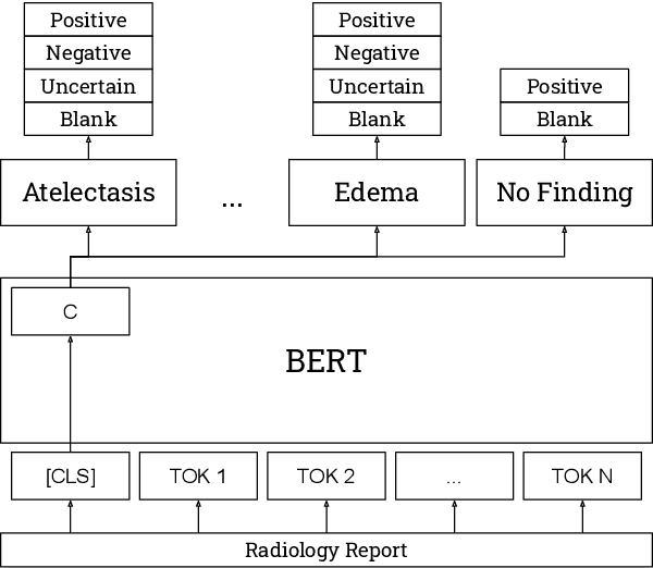 Figure 3 for CheXbert: Combining Automatic Labelers and Expert Annotations for Accurate Radiology Report Labeling Using BERT