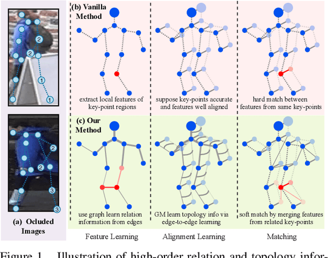 Figure 1 for High-Order Information Matters: Learning Relation and Topology for Occluded Person Re-Identification