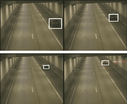 Figure 2 for Robust video object tracking using particle filter with likelihood based feature fusion and adaptive template updating