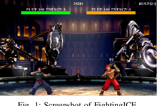 Figure 1 for Enhanced Rolling Horizon Evolution Algorithm with Opponent Model Learning: Results for the Fighting Game AI Competition