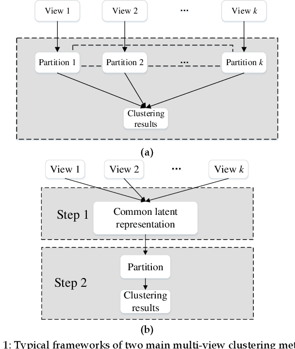 Figure 1 for Dual Representation Learning for One-Step Clustering of Multi-View Data