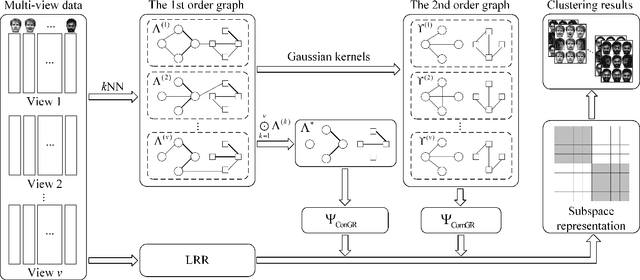 Figure 1 for Consistent and Complementary Graph Regularized Multi-view Subspace Clustering