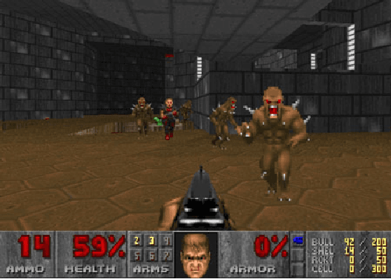 Figure 1 for ViZDoom Competitions: Playing Doom from Pixels