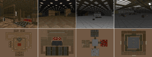 Figure 4 for ViZDoom Competitions: Playing Doom from Pixels