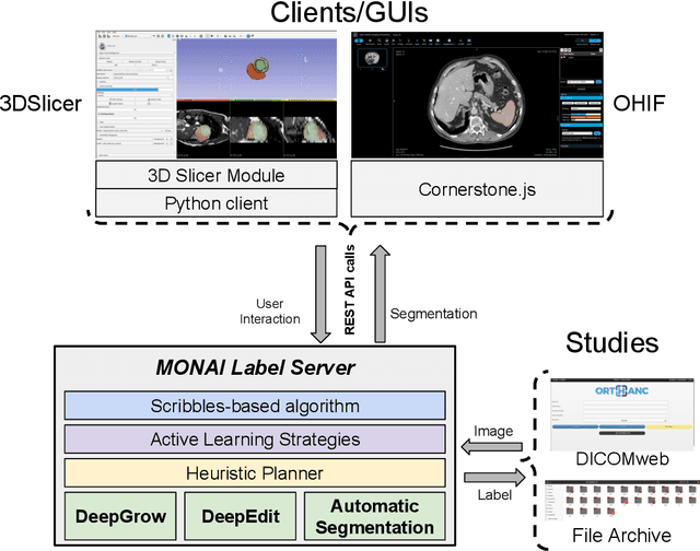 Figure 2 for MONAI Label: A framework for AI-assisted Interactive Labeling of 3D Medical Images