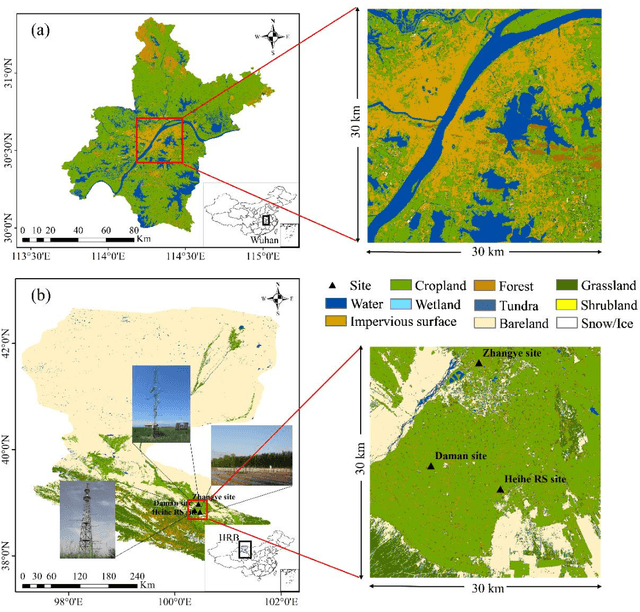 Figure 1 for Generating gapless land surface temperature with a high spatio-temporal resolution by fusing multi-source satellite-observed and model-simulated data