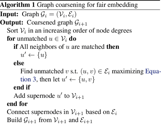 Figure 2 for FairMILE: A Multi-Level Framework for Fair and Scalable Graph Representation Learning