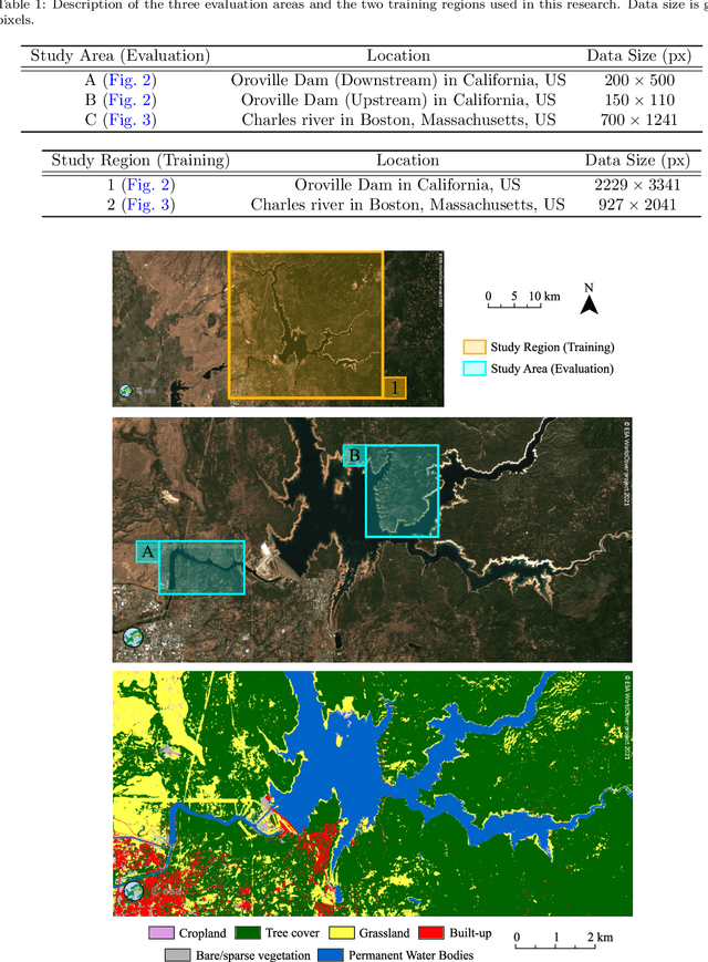 Figure 2 for Recursive classification of satellite imaging time-series: An application to water and land cover mapping