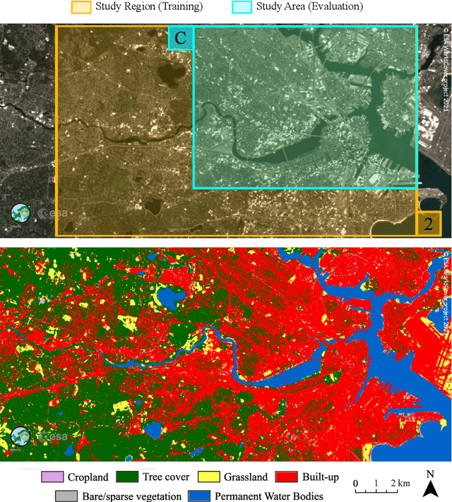 Figure 4 for Recursive classification of satellite imaging time-series: An application to water and land cover mapping