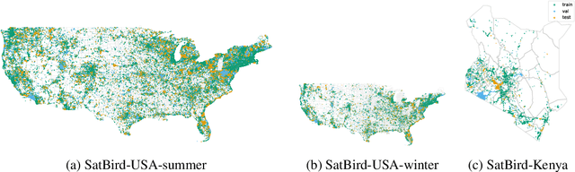 Figure 3 for SatBird: Bird Species Distribution Modeling with Remote Sensing and Citizen Science Data