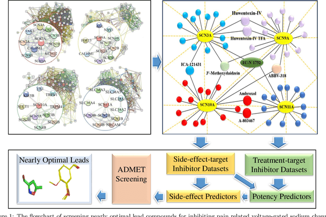 Figure 1 for Machine Learning Study of the Extended Drug-target Interaction Network informed by Pain Related Voltage-Gated Sodium Channels