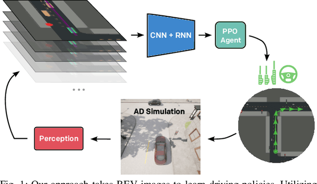 Figure 1 for Efficient Learning of Urban Driving Policies Using Bird's-Eye-View State Representations