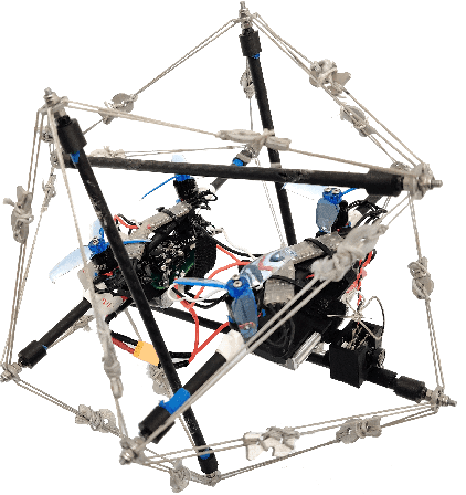 Figure 1 for Design and control of a collision-resilient aerial vehicle with an icosahedron tensegrity structure