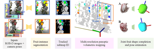 Figure 1 for Panoptic Mapping with Fruit Completion and Pose Estimation for Horticultural Robots