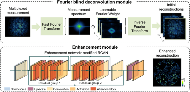 Figure 3 for Wide-Field, High-Resolution Reconstruction in Computational Multi-Aperture Miniscope Using a Fourier Neural Network