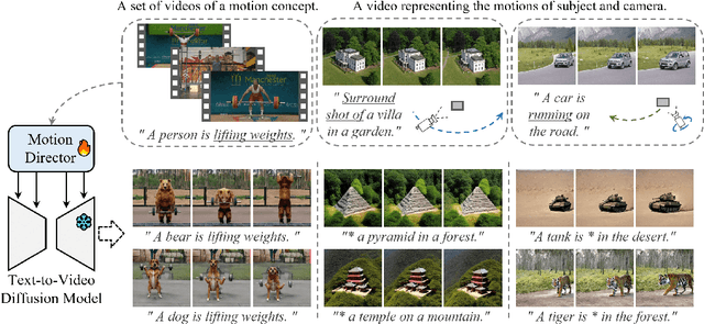 Figure 1 for MotionDirector: Motion Customization of Text-to-Video Diffusion Models
