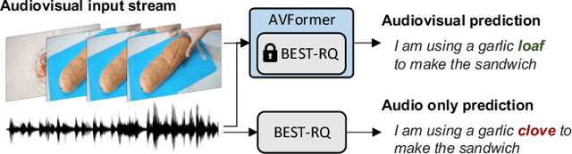 Figure 1 for AVFormer: Injecting Vision into Frozen Speech Models for Zero-Shot AV-ASR