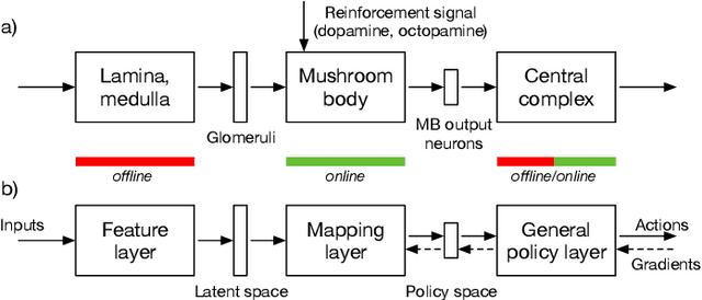 Figure 1 for General policy mapping: online continual reinforcement learning inspired on the insect brain