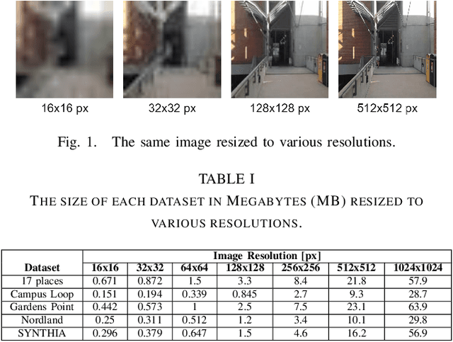 Figure 1 for Visual Place Recognition with Low-Resolution Images
