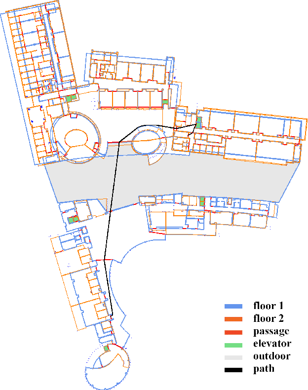 Figure 1 for osmAG: Hierarchical Semantic Topometric Area Graph Maps in the OSM Format for Mobile Robotics