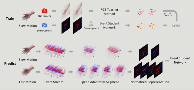 Figure 1 for Tracking Fast by Learning Slow: An Event-based Speed Adaptive Hand Tracker Leveraging Knowledge in RGB Domain