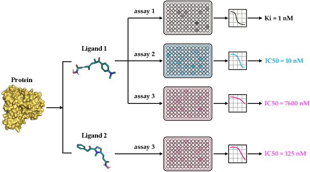 Figure 1 for Multi-task Bioassay Pre-training for Protein-ligand Binding Affinity Prediction