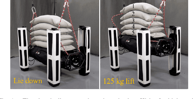 Figure 1 for Kirin: A Quadruped Robot with High Payload Carrying Capability