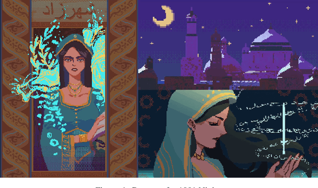 Figure 4 for Language as Reality: A Co-Creative Storytelling Game Experience in 1001 Nights using Generative AI