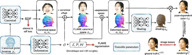 Figure 4 for PointAvatar: Deformable Point-based Head Avatars from Videos