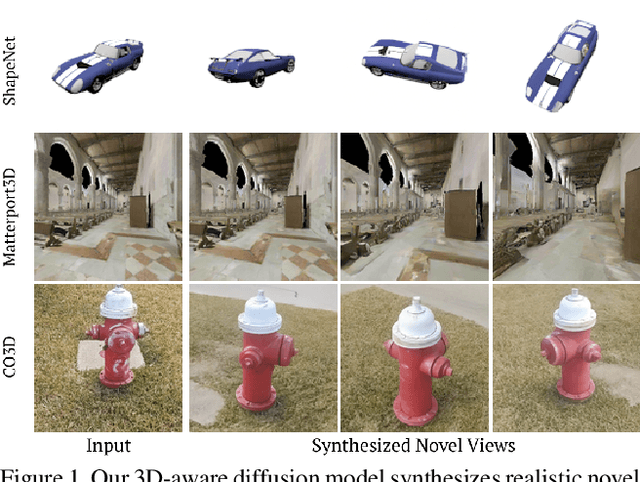 Figure 1 for Generative Novel View Synthesis with 3D-Aware Diffusion Models