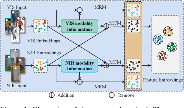 Figure 1 for MRCN: A Novel Modality Restitution and Compensation Network for Visible-Infrared Person Re-identification