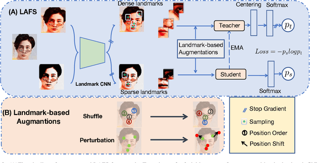Figure 3 for LAFS: Landmark-based Facial Self-supervised Learning for Face Recognition