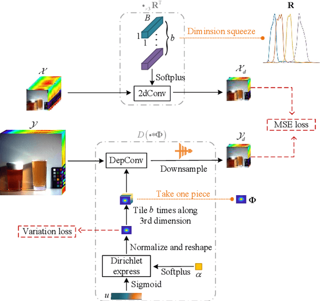 Figure 1 for DiriNet: A network to estimate the spatial and spectral degradation functions