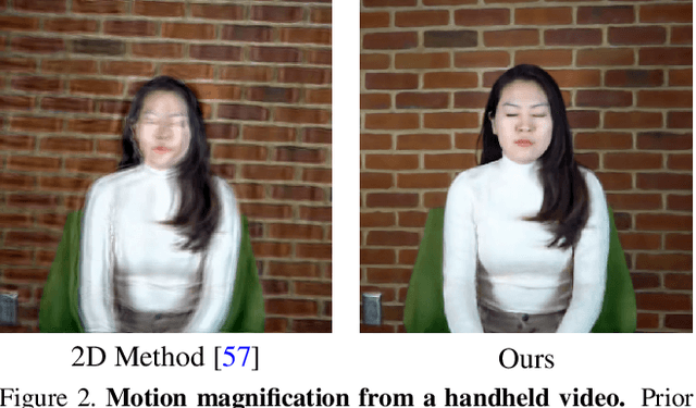Figure 1 for 3D Motion Magnification: Visualizing Subtle Motions with Time Varying Radiance Fields